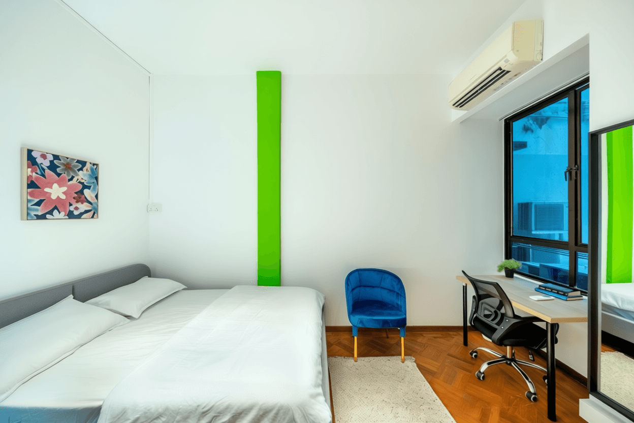 Junior Master Ensuite Room at Hoot Kiam Mansions