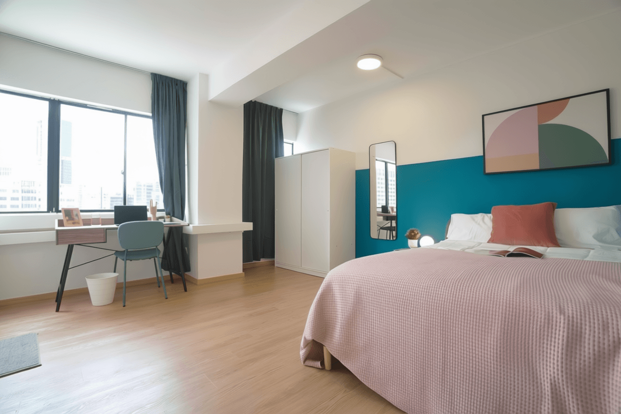 Master Ensuite Room at Lucky Plaza Apartment