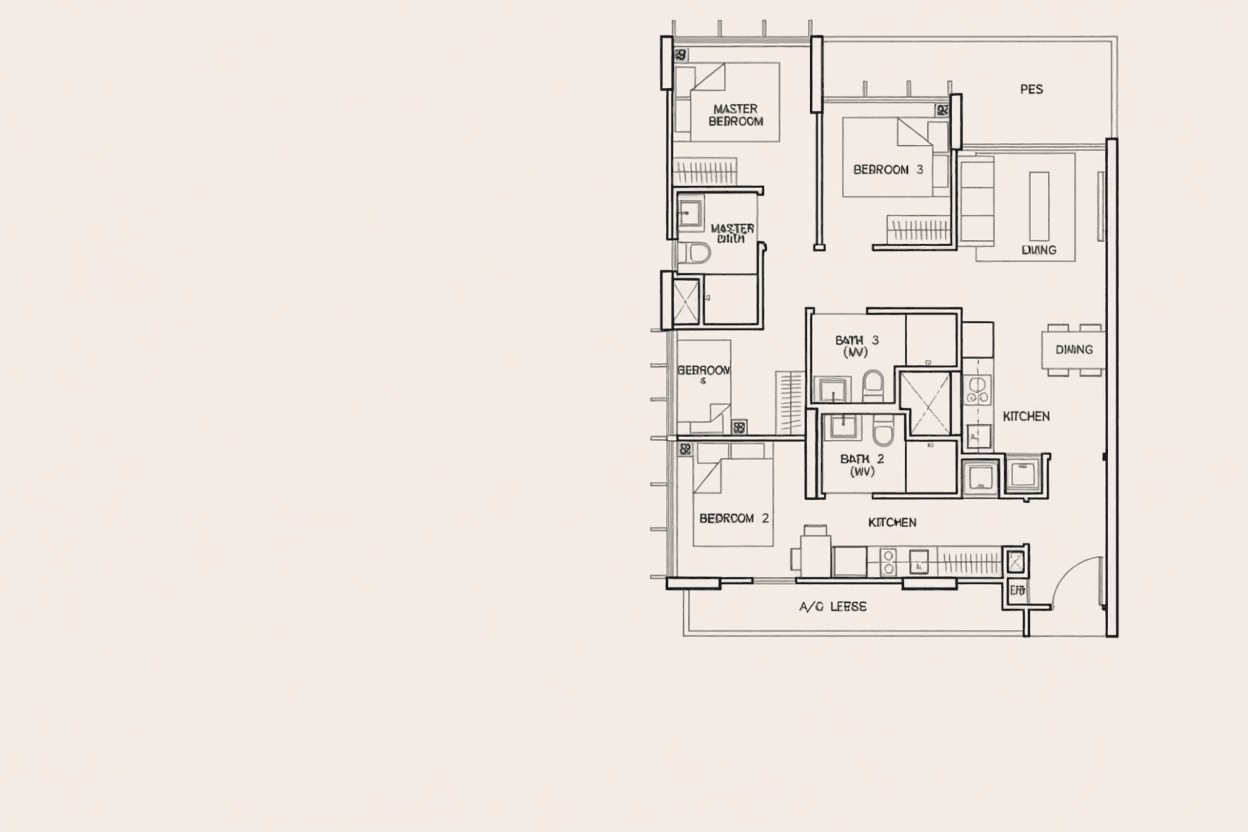 Tre Residences in D14, Singapore - Photo 3